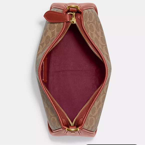 COACH Cary Crossbody Bag In Signature Canvas NWT - Picture 5 of 12